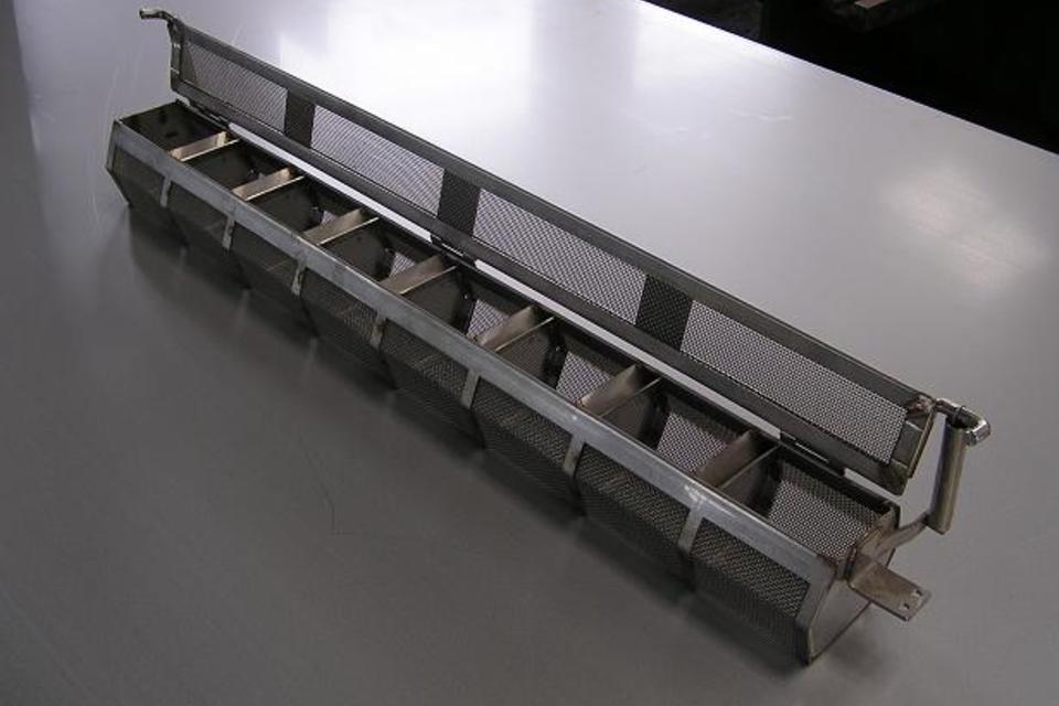 食品関連プラント内でのステンレス部品の画像